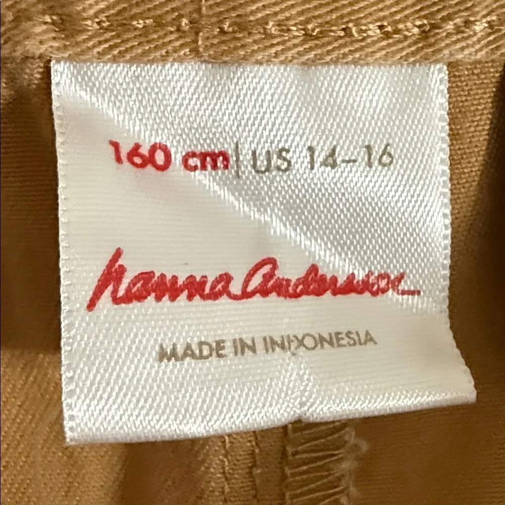 Hana handerson kids Tan Pants chino 14-16 casual church school event